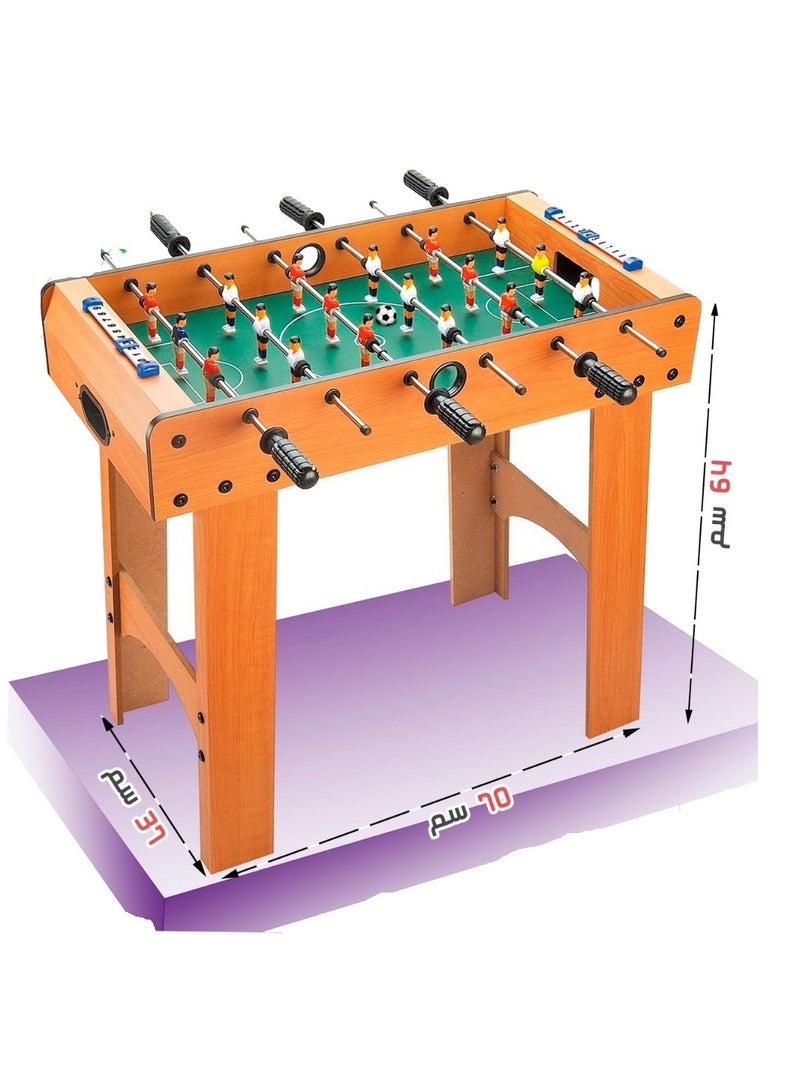 طاولة لعبة كرة القدم لعبة عائلية 64x70x37 سم