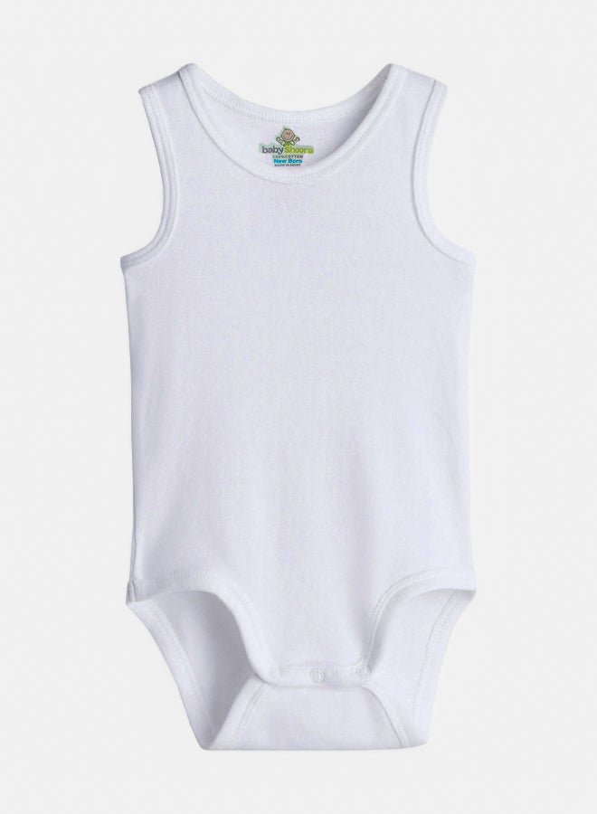 BabyShoora Baby Unisex Sleeveless Bodysuit (Pack Of 2) - Image 1