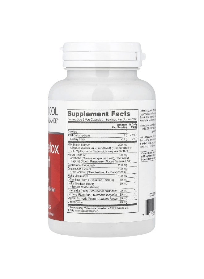 Protocol For Life Balance Protocol for Life Balance, Liver Detox Support, 90 Veg Capsules  - Image 2