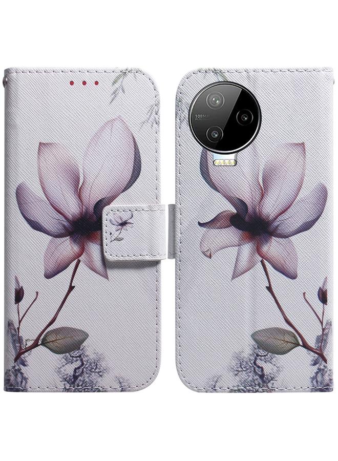 Zaboon Case For Infinix Note 12 Pro 4G Coloured Drawing Horizontal Flip Leather Phone Case - Image 1