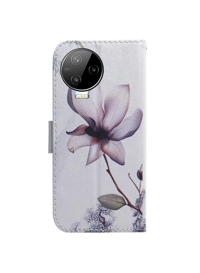 Zaboon Case For Infinix Note 12 Pro 4G Coloured Drawing Horizontal Flip Leather Phone Case - Image 3