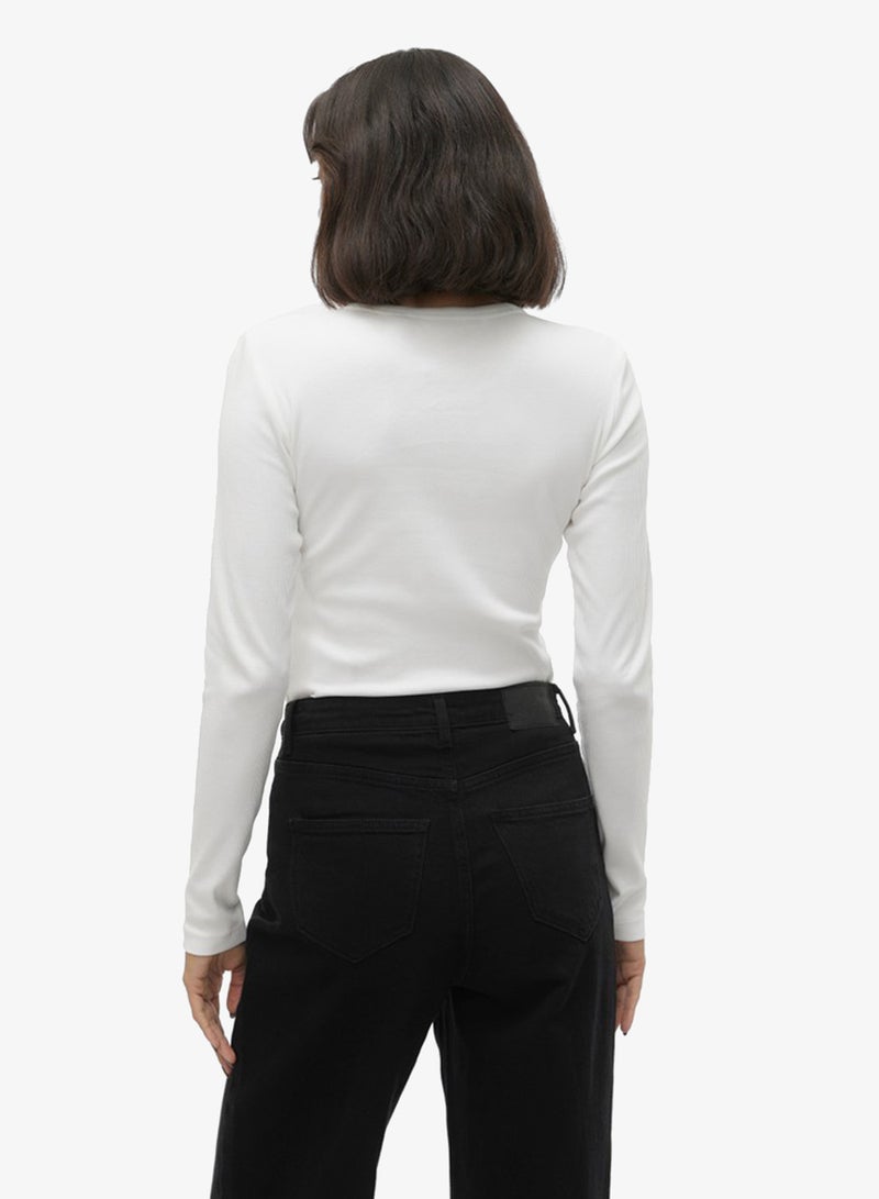 VERO MODA Casual Crew Neck T-Shirt - Image 2