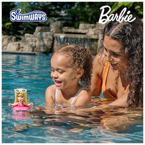 SwimWays Barbie Floatin' Figures, Swimming Pool Accessories & Kids Pool Toys, Barbie Party Supplies & Water Toys for Kids Aged 3 & Up - Image 2