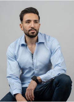 Generic Men’s Formal Long-Sleeve Shirt – Elegant  Comfortable – Premium Quality Fabric – Available in Multiple Sizes  Colors – Perfect for Formal  Casual Looks  - Image 5