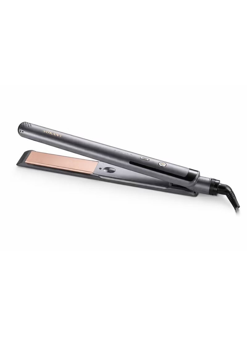 sokany SK-15040 Hair Straightener - Black - Image 2