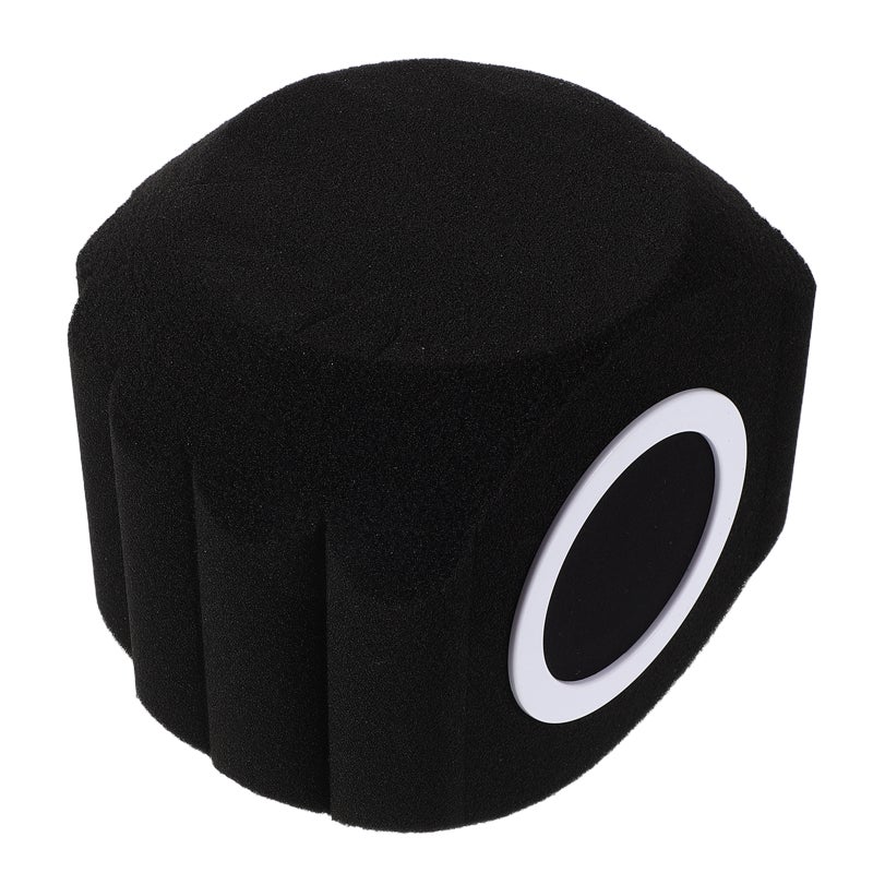 Microphone Filter Black Isolation - Acoustic Record Studios Mic Sound Absorbing Effectively Reduces Noise For Music Studio Voiceover - Image 1