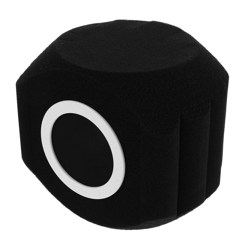 Microphone Filter Black Isolation - Acoustic Record Studios Mic Sound Absorbing Effectively Reduces Noise For Music Studio Voiceover - Image 5