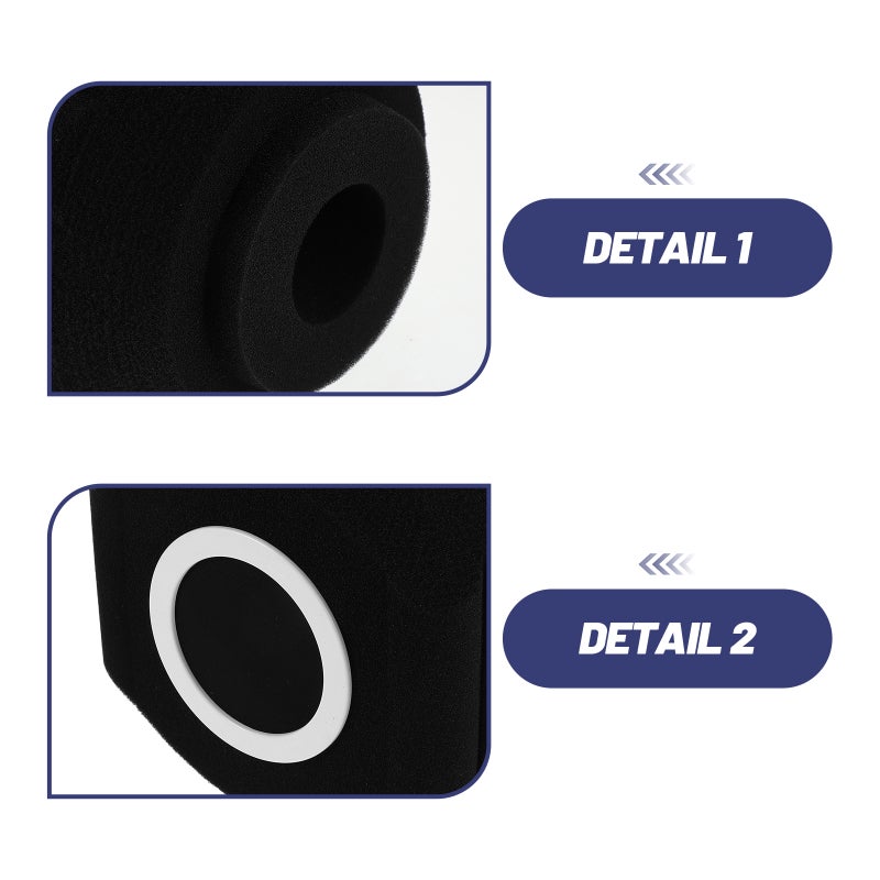 Microphone Filter Black Isolation - Acoustic Record Studios Mic Sound Absorbing Effectively Reduces Noise For Music Studio Voiceover - Image 2