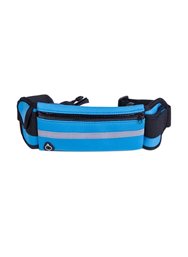 Waterproof Zipper Waistpack Bag Blue