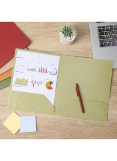 Mr. Pen Plastic Folders With Pockets 5 Pcs Assorted Colors 2 Pocket Folder Plastic 2 Pocket Folders For School Folders Two Pocket Folder 2 Pocket Plastic Folders Plastic Pocket Folder  - Image 5