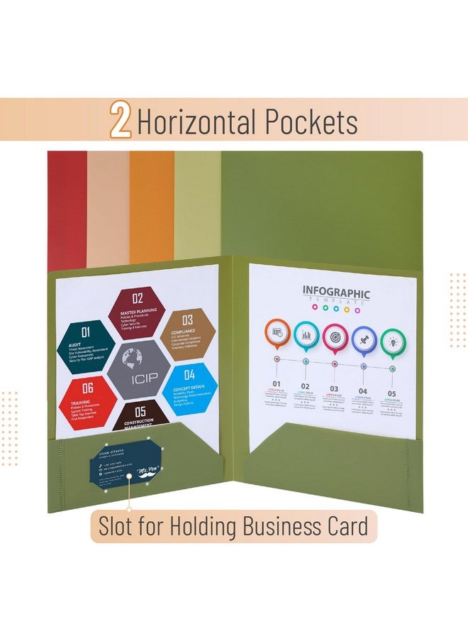 مستر. بين مجلدات بلاستيك بجيوب 5 قطع الوان متنوعة 2 مجلد جيب مجلد بلاستيك 2 جيب مجلدات مدرسية مجلدين جيب 2 مجلدات بلاستيك جيب مجلد بلاستيك جيب - Image 3