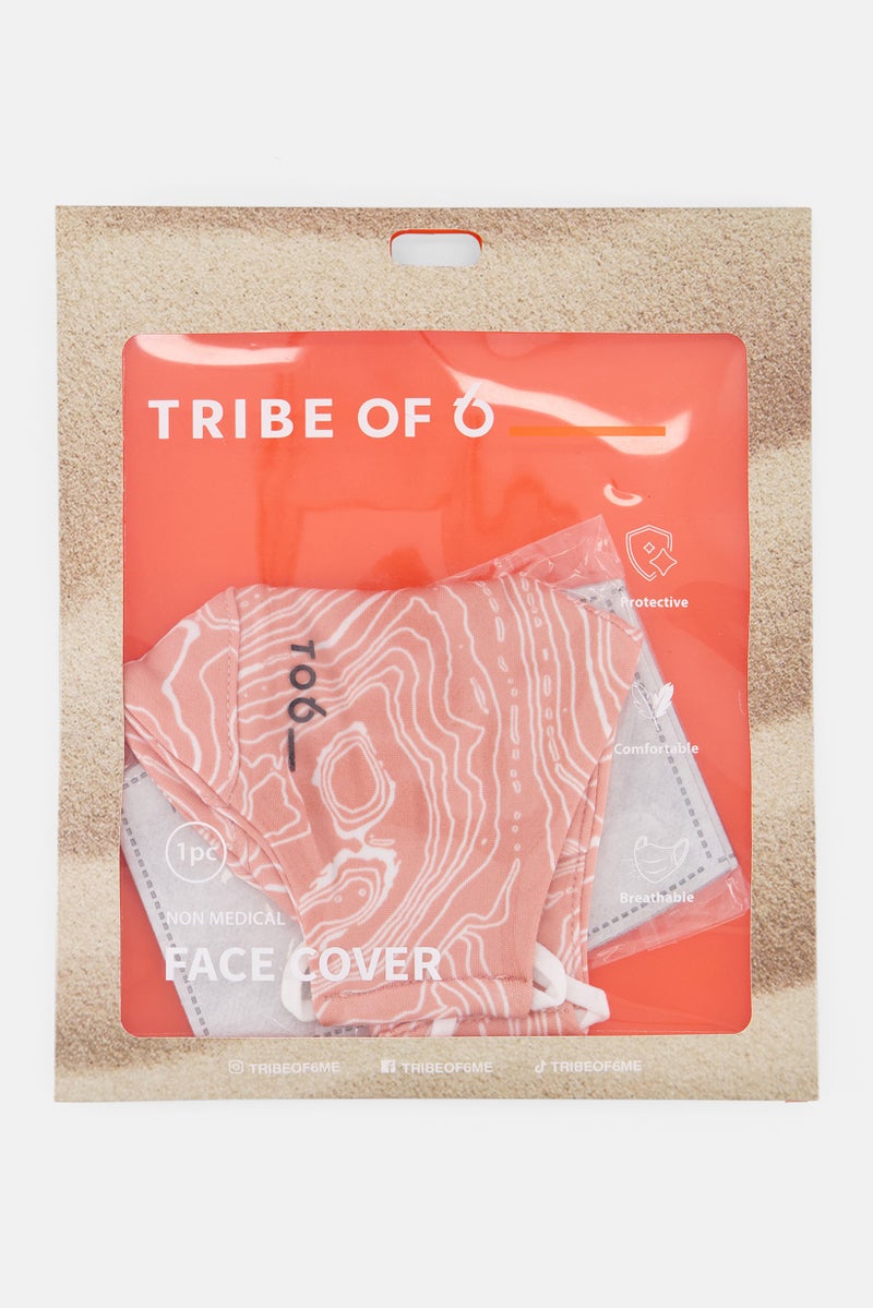 TRIBE OF 6 Women Printed Face Covering Mask, Multicolor - Image 1