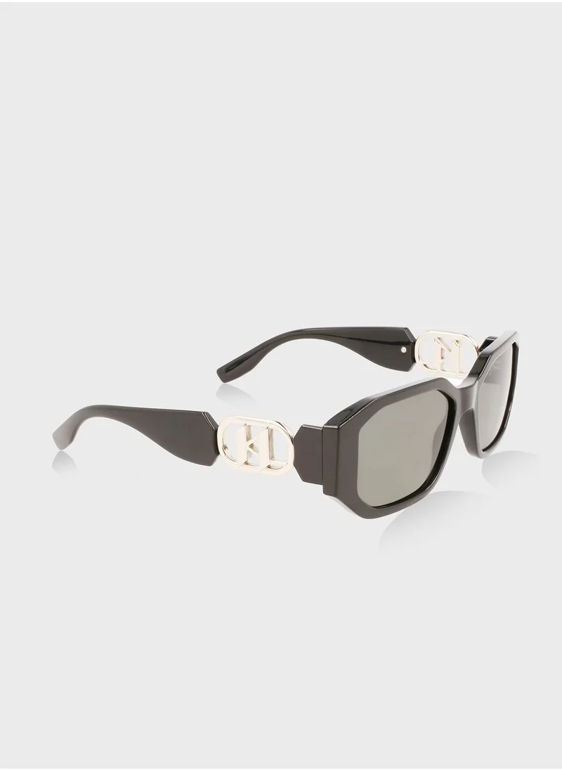 Karl Lagerfeld Modified Rectangle Sunglasses