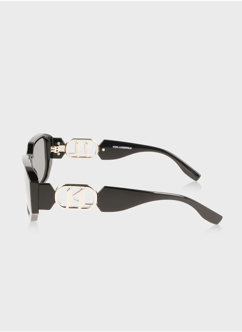 Karl Lagerfeld Modified Rectangle Sunglasses