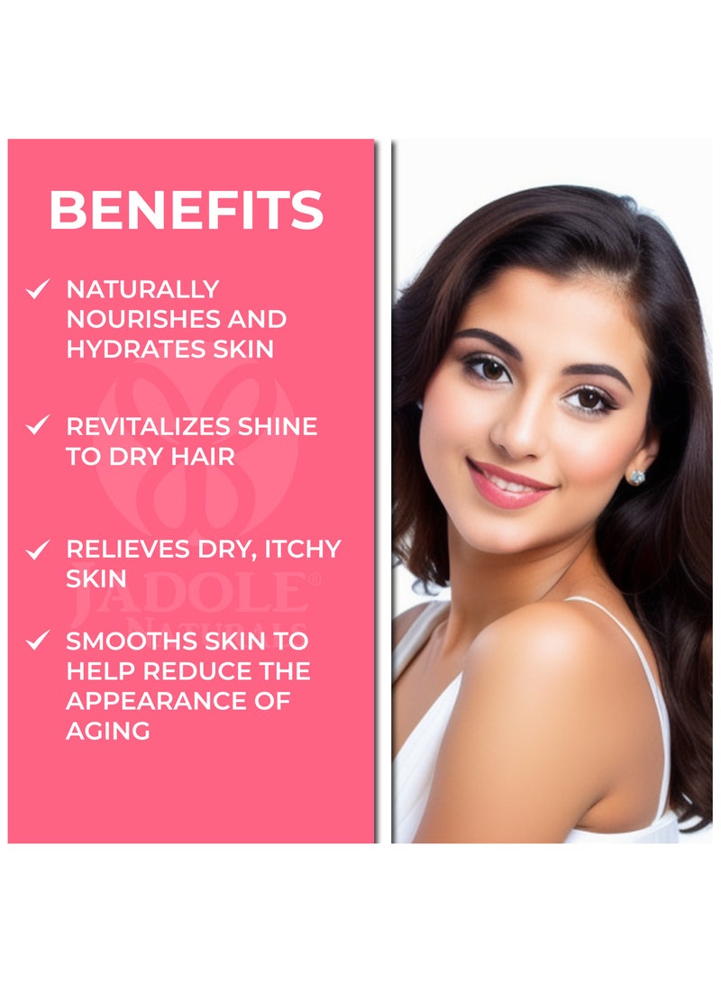 Jadole Naturals Apricot Oil - 30ml, Rich in Antioxidants & Vitamin E | Deep Moisturizer for Face, Skin & Hair Growth - Image 2