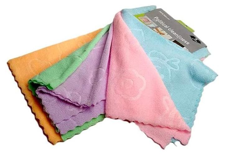 Microfiber Kitchen Towel Set 5 Pieces - Multi Color - Image 1
