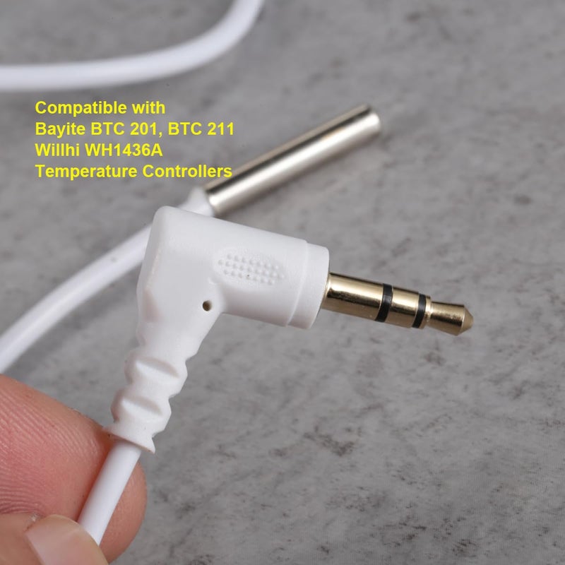 bayite NTC 10K Temperature Controller Probe Sensor with 3.5mm Audio Plug 9.8ft Long - Image 5
