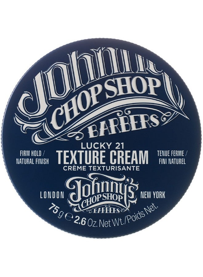 Johnny's Chop Shop Men's Hair Texturising Cream Firm Hold, Lightweight, Natural Finish 2.6 oz (Pack of 1) - Image 1