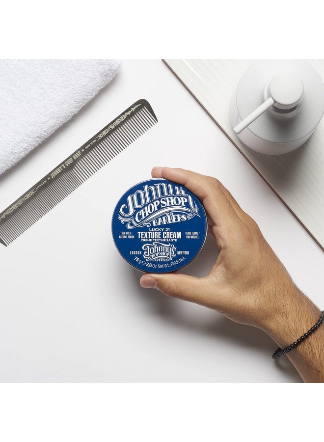 Johnny's Chop Shop Men's Hair Texturising Cream Firm Hold, Lightweight, Natural Finish 2.6 oz (Pack of 1) - Image 5