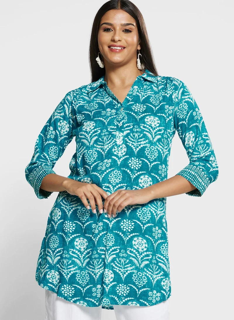 Biba Floral Printed Top