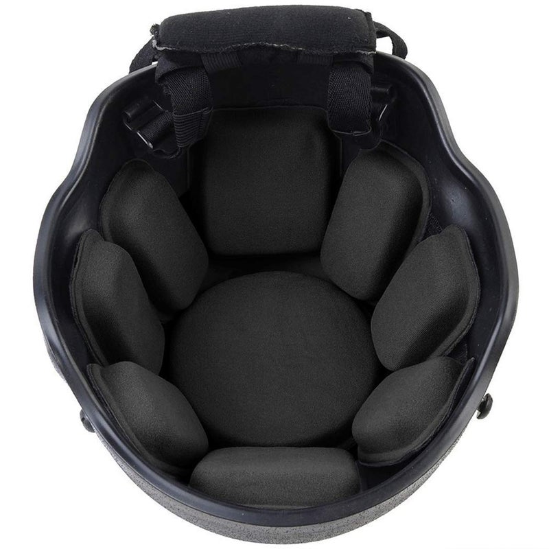 Aoutacc وسائد خوذة أوتاكس العالمية، 19 قطعة/مجموعة، مجموعة استبدال وسائد الرغوة لخوذات فاست/ميش/ACH/USMC/PASGT (رغوة إيفا، سوداء) - Image 2
