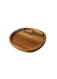 Dania Multi-use waterproof beech wood serving dish Brown 20x20 cm  - Image 1