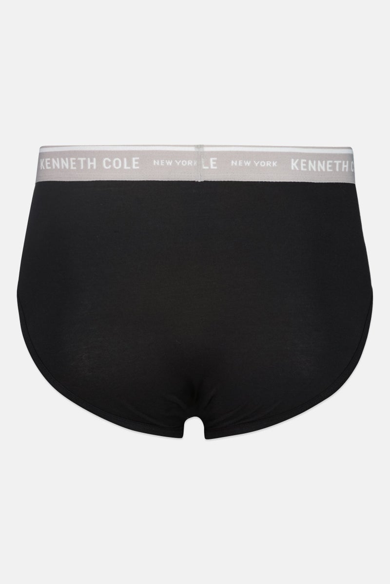 Kenneth Cole Men Set Of 2 Brand Logo Briefs, Multicolor - Image 3