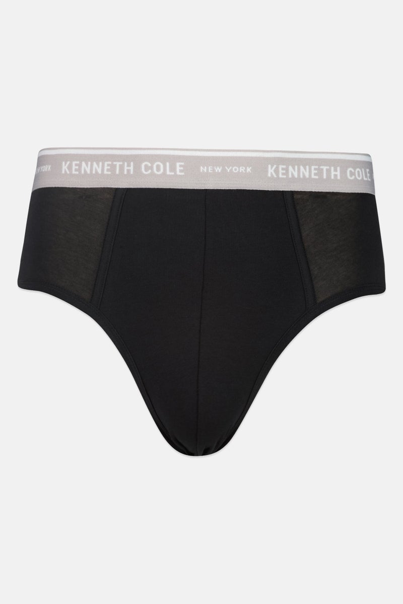 Kenneth Cole Men Set Of 2 Brand Logo Briefs, Multicolor - Image 5