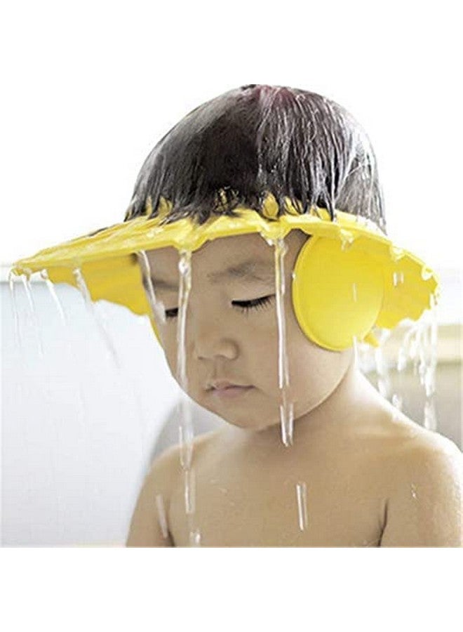NOBILEA Baby Shower caps Adjustable Safe Soft Bathing Baby Shower Hair Wash Cap for Children, Baby Bath Cap Shower Protection for Eye and Ear(Multi-Color) - Image 5