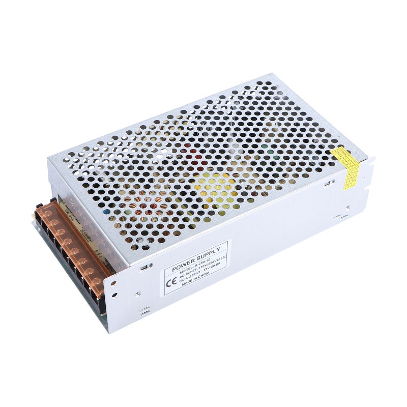 2pcs DC 12V 20A 240W Universal Switching Power Supply Driver Switching Converter for Computer Project Strips Lights - Image 1