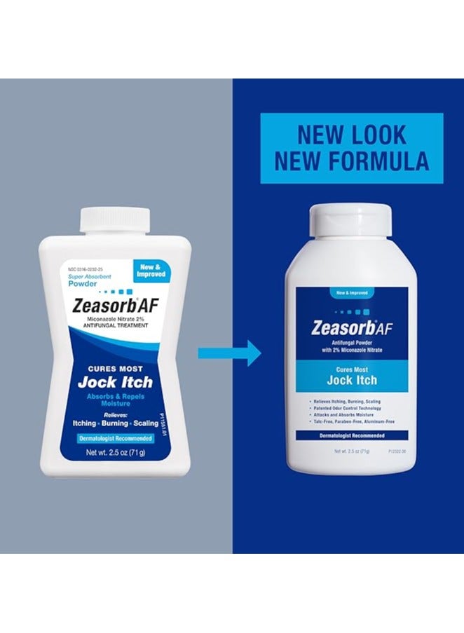Zeasorb Antifungal Treatment Powder for Jock Itch, 2.5 Ounce - Image 2