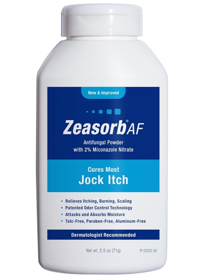 Zeasorb Antifungal Treatment Powder for Jock Itch, 2.5 Ounce - Image 1