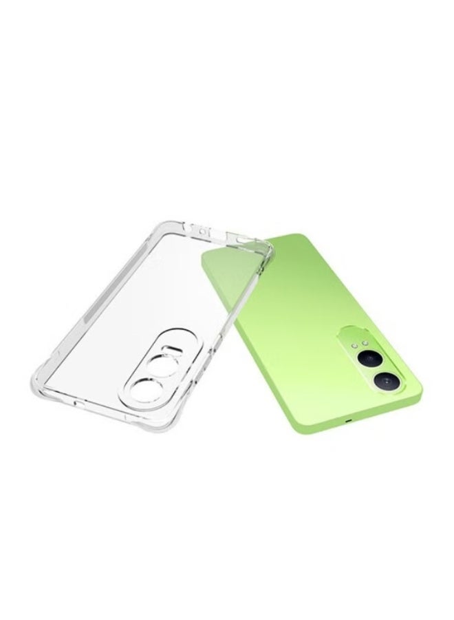 SanHu for OnePlus Nord CE4 Lite 5G 2-In-1 Thin Soft Case Cover, Anti Drop Protection, Anti Fingerprint, Durable, Easy To Clean And Install, Frosted Protective Case+Transparent Four Corner Anti Drop Protective Case - Image 5