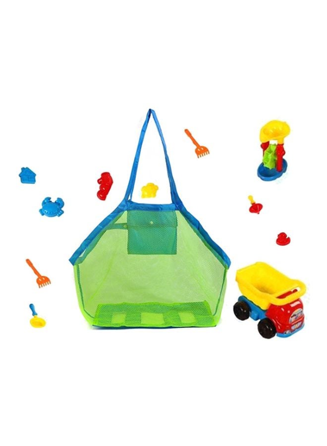 Children Mesh Storage Bags Green/Blue 45x30x45cm - Image 2
