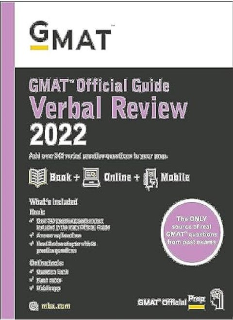 GMAT Official Guide Verbal Review 2022