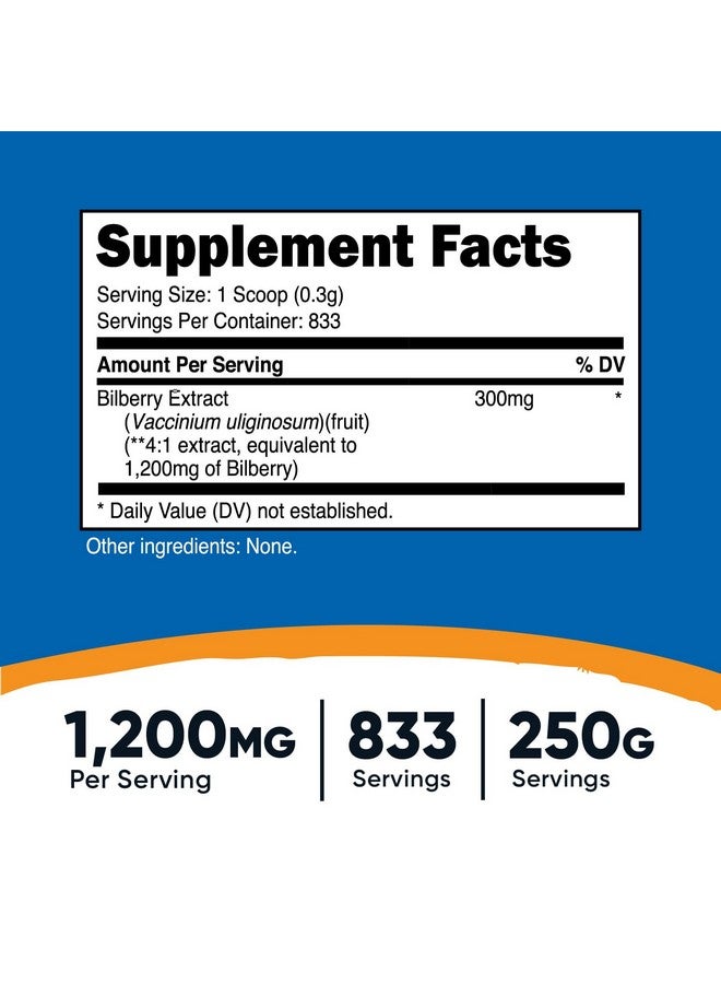 Nutricost Bilberry Powder 250 Grams - Gluten Free and Non-GMO - Image 2