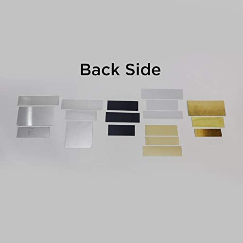 Custom Engraving Plates Laser Engraving Plate Assortment 20 Blank Variety Sample Set, Seven Types, 3 Colors - Image 5