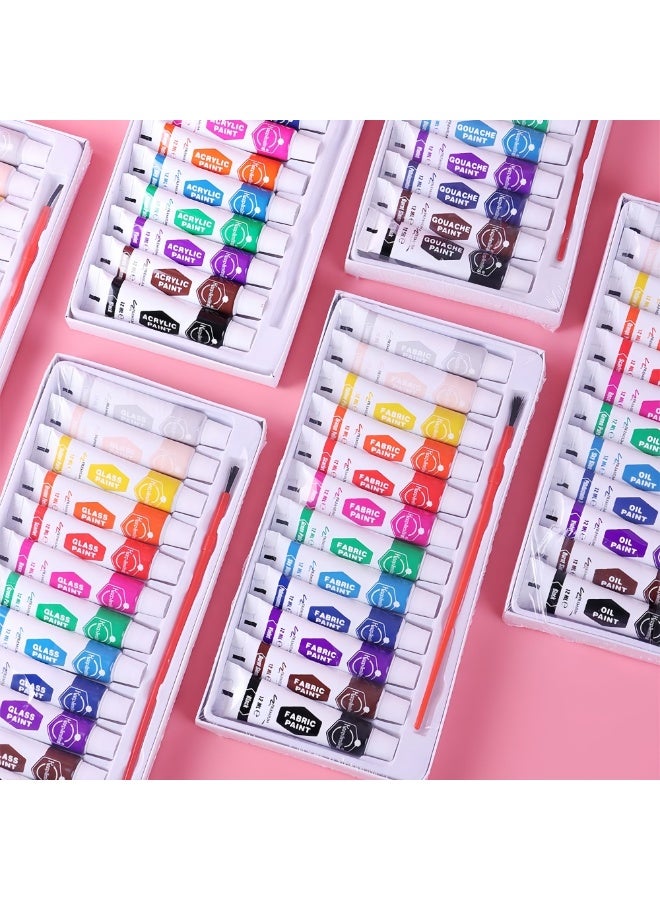 كيب سمايلنج ألوان أكريليك 12 لون × 12 مل – جودة عالية للرسم والأعمال الفنية - Image 5