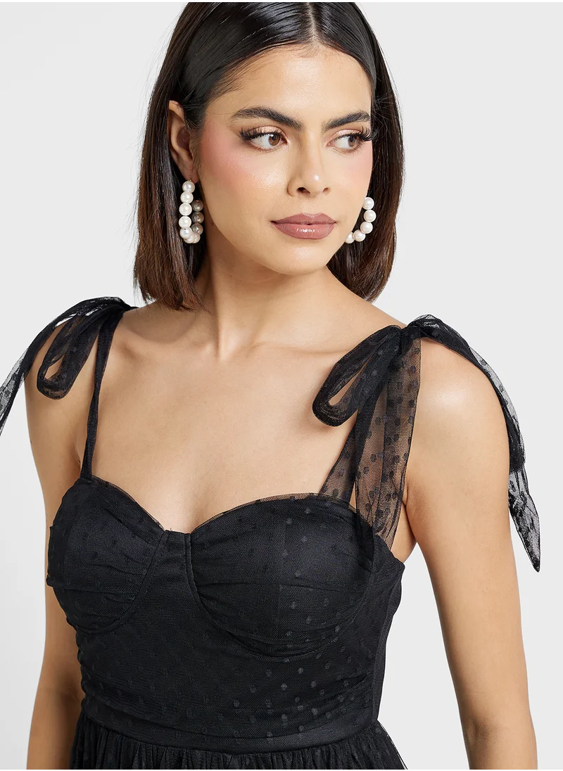 Ella Limited Edition Dress With Tie Up Straps
