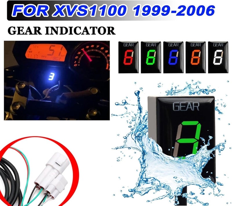Wivplex Motorcycle Gear Display Indicator for Yamaha XVS1100 - Image 3