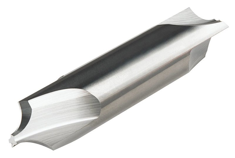CRE-250-078 Corner Rounding End Mill - Double-Ended, .060" Fl, 5/64" Radius, .005" Max Lead-in Lenght, 1/4" Shank Dia, 2-1/2" OAL, Uncoated