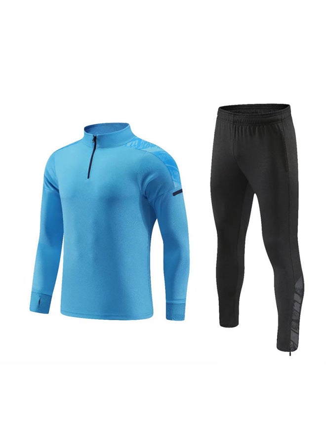 302 Blue Football Jersey - Image 1