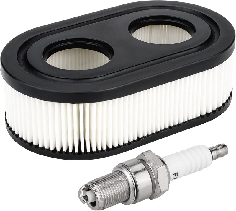 Tecreddy Air Filter and Spark Plug Set for Troy-Bilt Lawn Mowers - Image 1