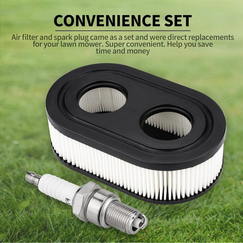 Tecreddy Air Filter and Spark Plug Set for Troy-Bilt Lawn Mowers - Image 3