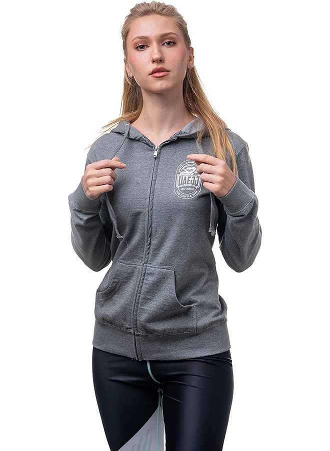 UAEJJ UAE Jiu-Jitsu Full Zip Hoodie Jacket for Women  - Image 4