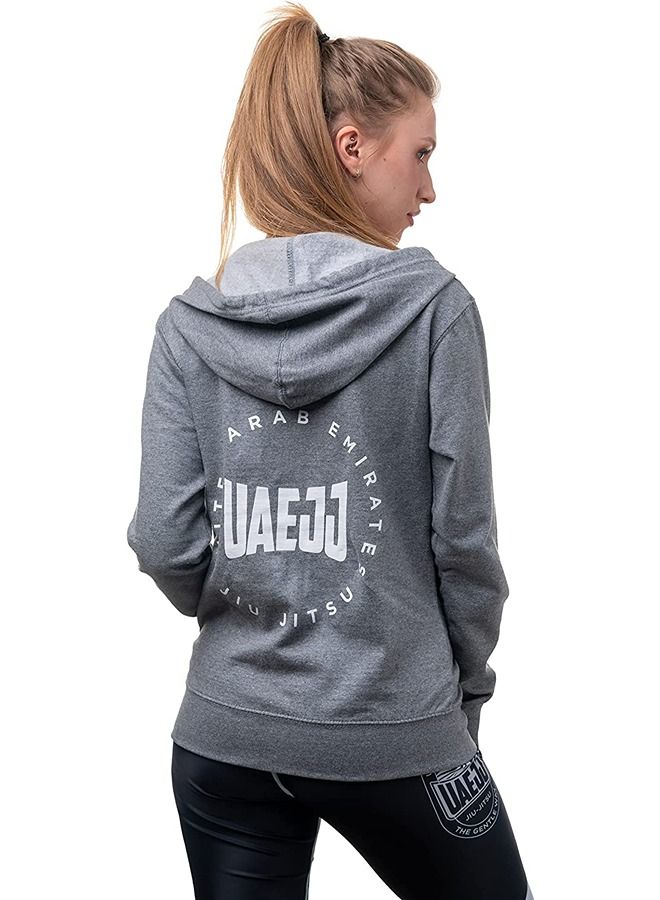 UAEJJ UAE Jiu-Jitsu Full Zip Hoodie Jacket for Women  - Image 5