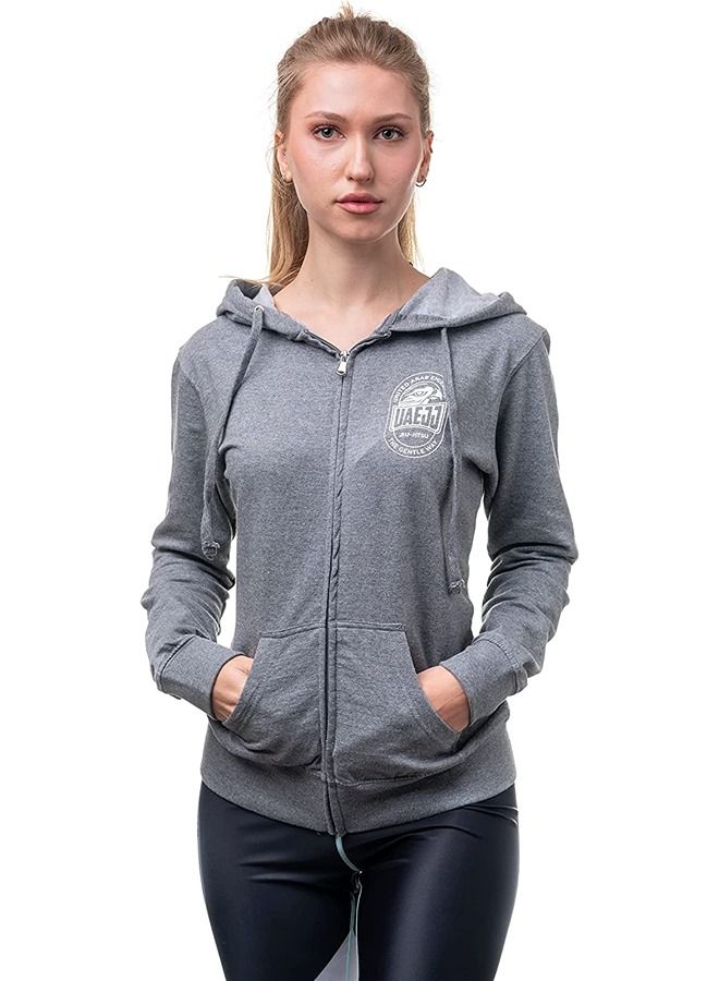 UAEJJ UAE Jiu-Jitsu Full Zip Hoodie Jacket for Women  - Image 1