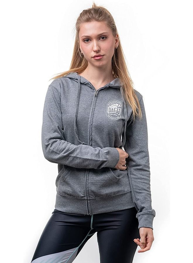 UAEJJ UAE Jiu-Jitsu Full Zip Hoodie Jacket for Women  - Image 3