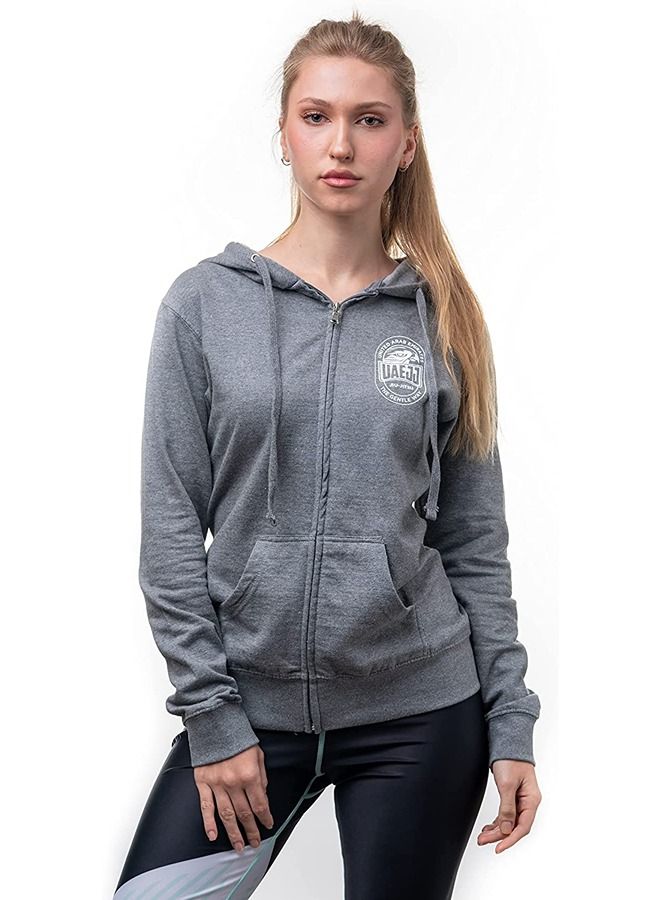 UAEJJ UAE Jiu-Jitsu Full Zip Hoodie Jacket for Women  - Image 2