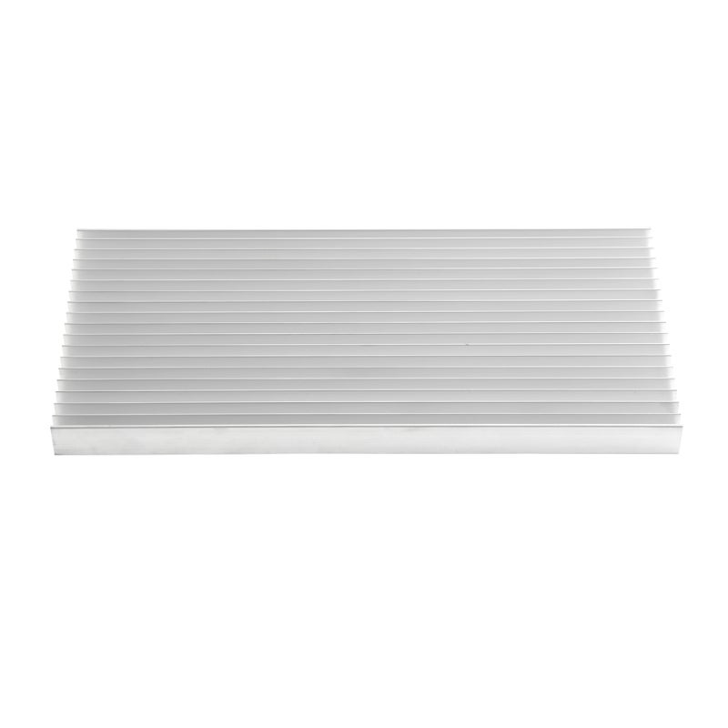 Aluminum Heat Sink 300x140x20mm 19 Fins High Thermal Conductivity LED Cooler - Lightweight Heat Dissipation for High Power Household LED Light - Maximized Surface Area for Fish Tank LED Devices - Image 1